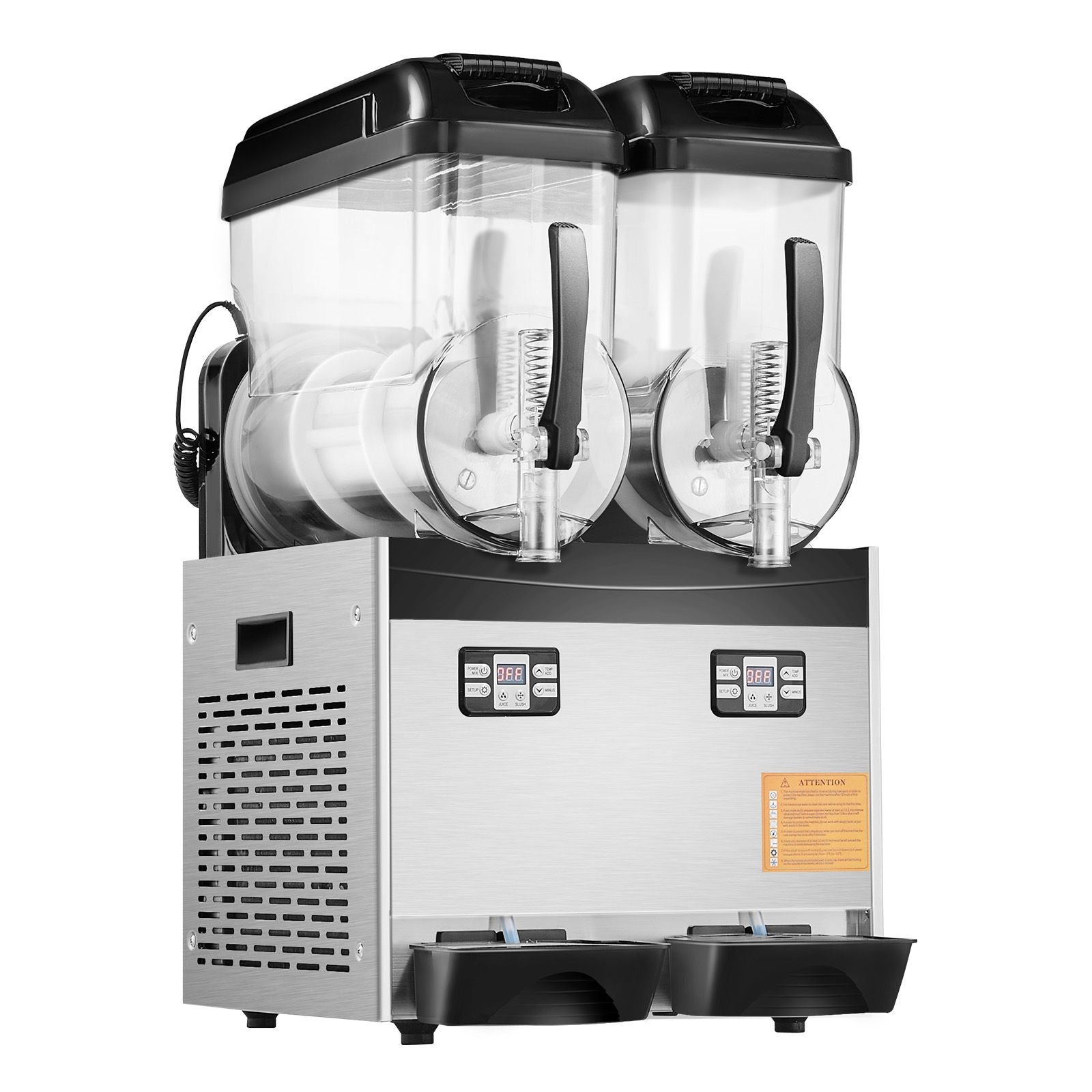 12Lx2 Tank Commercial Slushy Machine Margarita Smoothie Frozen Drink Maker