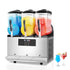 12Lx3 Tank Commercial Slushy Machine Margarita Smoothie Frozen Drink Maker
