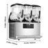 12Lx3 Tank Commercial Slushy Machine Margarita Smoothie Frozen Drink Maker