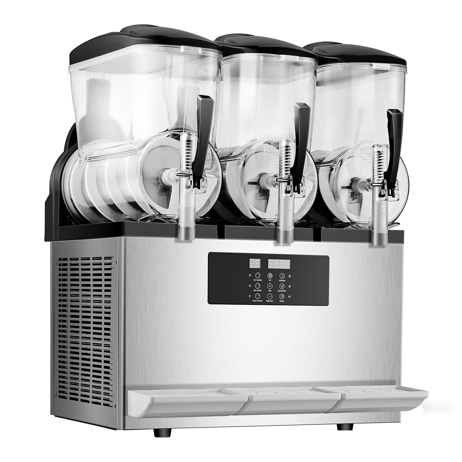 12Lx3 Tank Commercial Slushy Machine Margarita Smoothie Frozen Drink Maker