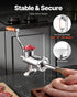 Heavy Duty Meat Grinder Manual Sausage Filler Stainless Steel with Clamp