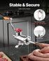 Heavy Duty Meat Grinder Manual Sausage Filler Stainless Steel with Clamp