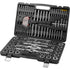 Tap and Die Set, 116-Piece Include Metric and SAE Size, Bearing Steel Taps and Dies, Essential Threading Tool for Cutting External Internal Threads, with Complete Accessories and Storage Case