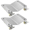 2 Pack Tire Wheel Dollies 2200lb Car Skates 12x16in Steel Vehicle Dolly
