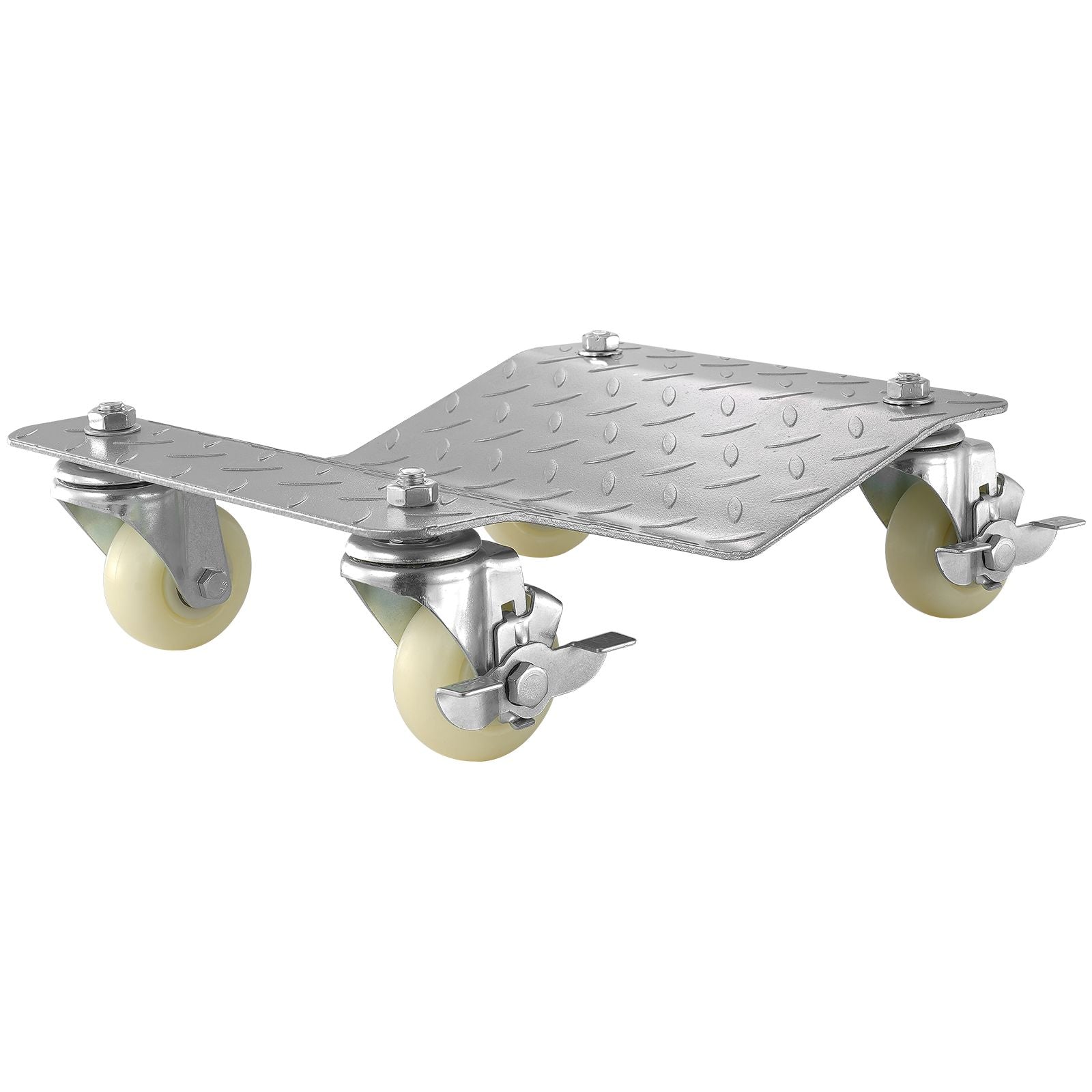 2 Pack Tire Wheel Dollies 2200lb Car Skates 12x16in Steel Vehicle Dolly