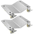 VEVOR 2 Pcs Tire Wheel Dollies 12"X16" Platform Size Wheel Car Dolly 3" Caster Wheel Dolly for Vehicle Car Auto Repair (2 Pcs)
