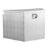 Trailer Tongue Box, 838 x 483 x 457 mm Aluminum Trailer Tongue Tool Box, Heavy Duty Storage Organizer with Lock & Keys, Utility Tool Chest for Pickup Truck Bed, RV, SUV, Off-Road Vehicle, Silver