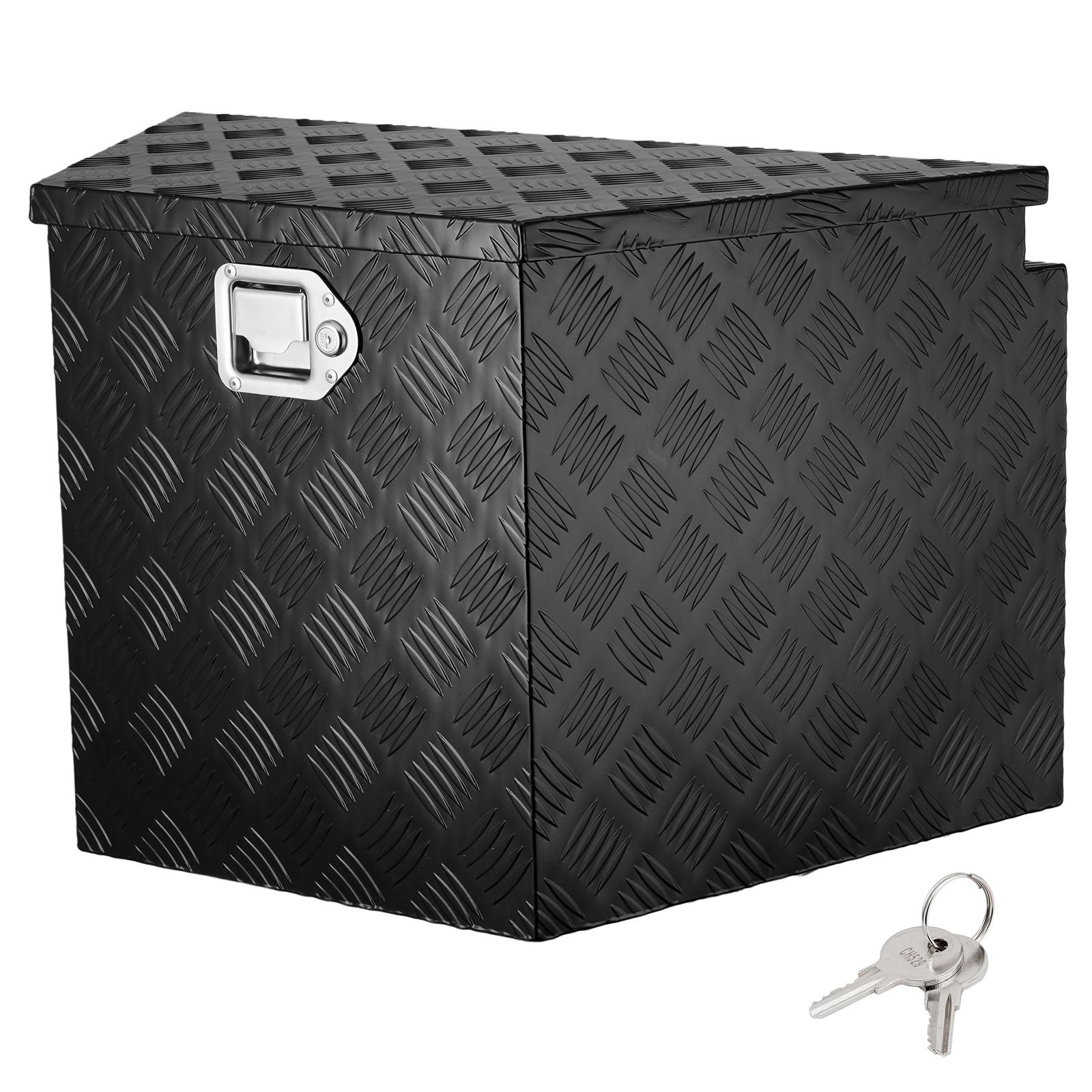 Aluminum Trailer Tongue Box Diamond Plate Tool Chest with Lock 29