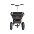 Lawn Spreader, 100LBS Capacity, Walk-Behind Push Spreader, 0-9.8ft Spreading Width, 13 in All Terrain Pneumatic Tires, Fertilizer Spreaders with Hopper Grate, for Seed Salt Ice Melt