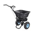 Lawn Spreader, 100LBS Capacity, Walk-Behind Push Spreader, 0-9.8ft Spreading Width, 13 in All Terrain Pneumatic Tires, Fertilizer Spreaders with Hopper Grate, for Seed Salt Ice Melt