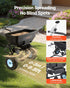 Tow Behind Broadcast Spreader, 130LBS Capacity, Tow/Push Garden Spreader with 13 in Tires, 30 Adjustable Setting & 9.8 ft Spreading Width, Lawn Spreaders for Seed, Fertilizer, Salt, Ice Melt