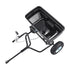 130lb Tow Behind Broadcast Spreader 30 Settings 13" Tires Lawn Fertilizer
