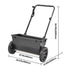 Walk-Behind Push Spreader, 22.6 kg Capacity, Drop Spreader with Hopper Grate, 18 in Spreading Width & 30 Settings, 10 in All Terrain Tires, Garden & Lawn Spreaders for Seed, Fertilizer