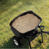 Walk Behind Spreader, 60LBS Capacity, Push Spreader with Hopper Grate, 0-9.8 ft Spreading Width, 8 in All Terrain Pneumatic Tires, Garden & Lawn Broadcast Spreaders, for Seed, Fertilizer