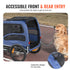 45kg Dog Bike Trailer Pet Bicycle Carrier Foldable Cart with Reflectors