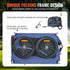 45kg Dog Bike Trailer Pet Bicycle Carrier Foldable Cart with Reflectors