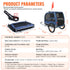 45kg Dog Bike Trailer Pet Bicycle Carrier Foldable Cart with Reflectors