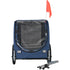 45kg Dog Bike Trailer Pet Bicycle Carrier Foldable Cart with Reflectors