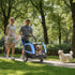 Dog Bike Trailer, Supports up to 40 kg, 2-in-1 Pet Stroller Cart Bicycle Carrier for Small & Large Dogs, Easy Folding Frame with Quick Release Wheel, Universal Bicycle Coupler, Internal Leash