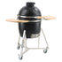 Portable Charcoal Grill, Propane Gas Grills with Cover and Cart, Heavy Duty Stainless Steel BBQ Grill, Mini Smoker for Outdoor Cooking, Barbecue Camping, Picnic, and Backyard, Black