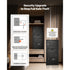 3.6 Cubic Feet Drop Safe, Large Capacity Front Drop Slot Safe Box with Digital Keypad, Heavy Duty 3 Tiers Cash Depository Box with Spare Keys for Cash, Bank Slip, Jewelry, Document, Bill, Black