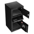 3.6 Cubic Feet Drop Safe, Large Capacity Front Drop Slot Safe Box with Digital Keypad, Heavy Duty 3 Tiers Cash Depository Box with Spare Keys for Cash, Bank Slip, Jewelry, Document, Bill, Black