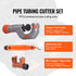 3PCS Pipe Cutter Set Copper Tube Cutter Mini Cutter & Deburring Tool
