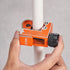 Mini Tubing Cutter, 1/8" - 1-1/8" O.D. Mini Copper Pipe Cutter, Heavy Duty Compact Tube Cutter Tool with High-Speed SKD Blade for Copper, Aluminum, Galvanized, Plastic Pipes