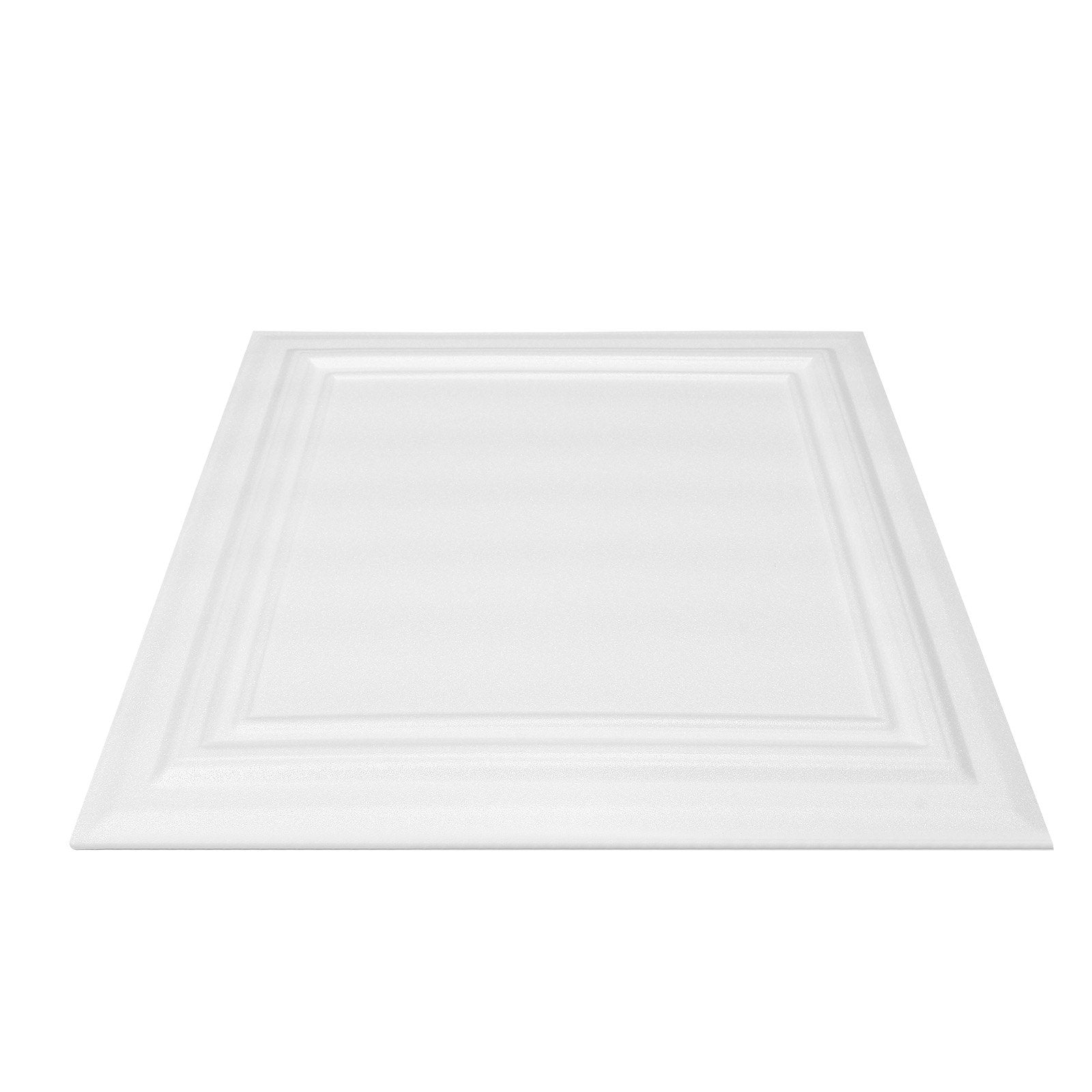 Ceiling Tiles, 16-Pack 20 x 20 in, Drop Ceiling Tiles Premium Polystyrene Sheet, Easy Installation/ Cutting Plastic Glue-up Ceiling Tile, Basement Ceiling Covering for Home/Office Decoration