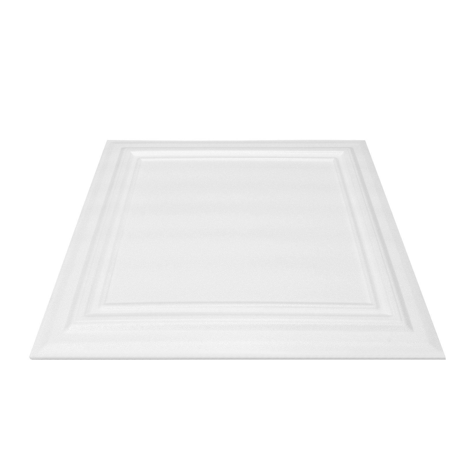 Ceiling Tiles 48-Pack 20 x 20 in Polystyrene Easy Installation Glue-up
