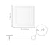 Ceiling Tiles 96-Pack 20 x 20 in Polystyrene Easy Installation Glue-up