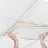 Ceiling Tiles 96-Pack 20 x 20 in Polystyrene Easy Installation Glue-up