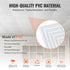 Ceiling Tiles 12-Pack 24 x 24 in PVC Easy Installation White Echo Pattern