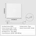 Ceiling Tiles 12-Pack 24 x 24 in PVC Easy Installation White Echo Pattern