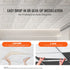 Ceiling Tiles 12-Pack 24 x 24 in PVC Easy Installation White Geometric