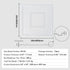 Ceiling Tiles 12-Pack 24 x 24 in PVC Easy Installation White Geometric