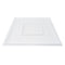 Ceiling Tiles 12-Pack 24 x 24 in PVC Easy Installation White Geometric