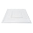 Ceiling Tiles 12-Pack 24 x 24 in PVC Easy Installation White Geometric