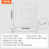 Ceiling Tiles 12-Pack 24 x 24 in PVC Easy Installation White Geometric