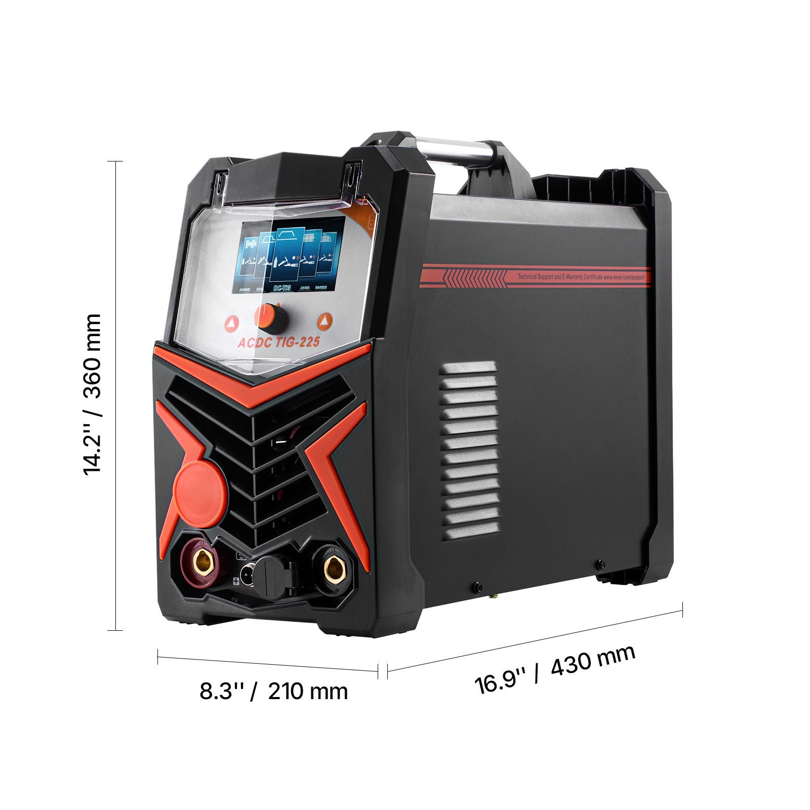 TIG Welder 6-In-1 AC/DC Welding Machine Pulse Spot MMA Stick IGBT Inverter