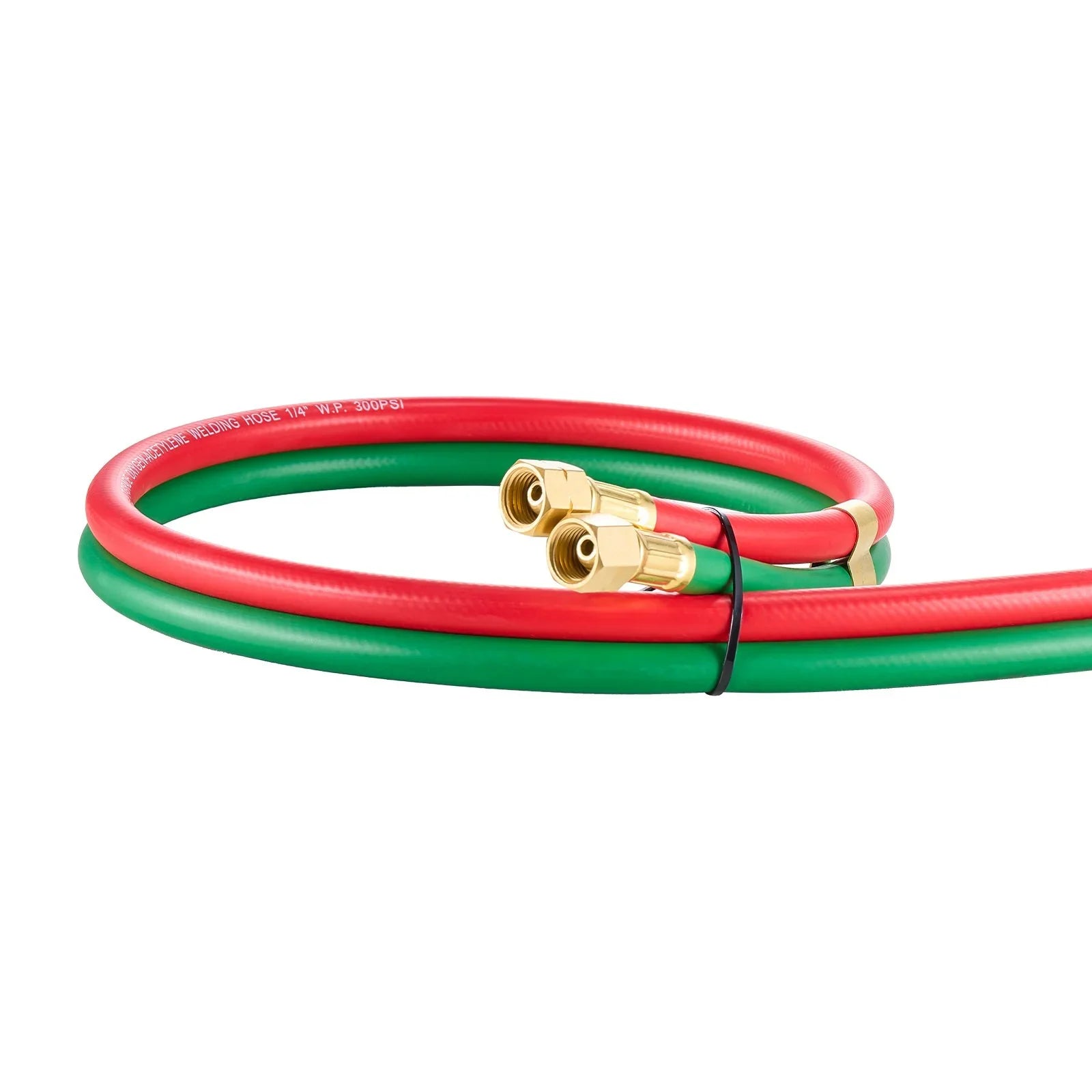 Oxygen Acetylene Hose, 1/4-Inch x 25FT Oxy Acetylene Hose with 9/16