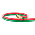 Oxygen Acetylene Hose, 1/4-Inch x 25FT Oxy Acetylene Hose with 9/16"-18 B Fitting, 300PSI T Grade Welding Cutting Torch Twin Hose, Compatible with Oxygen, Acetylene, Propane and Other Fuel Gases