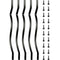 Deck Balusters, 51 Pack Metal Deck Spindles, 32.25\"x1\" Staircase Baluster with Screws, Iron Deck Railing for Wood and Composite Deck, Stylish Baluster for Outdoor Stair Deck Porch