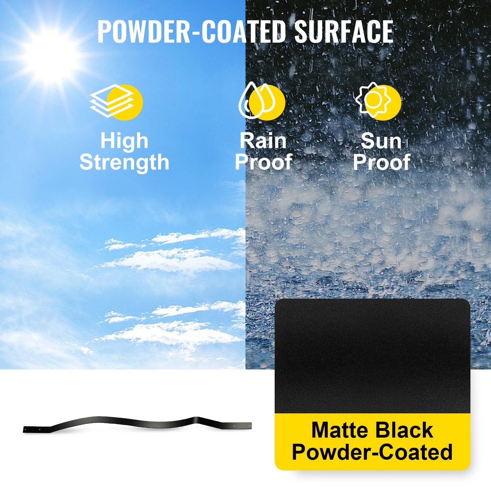 Deck Balusters, 51 Pack Metal Deck Spindles, 32.25\