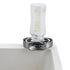 VEVOR Glass Rinser 10-Hole Rotating Stainless Steel Washer ABS Cup Holder