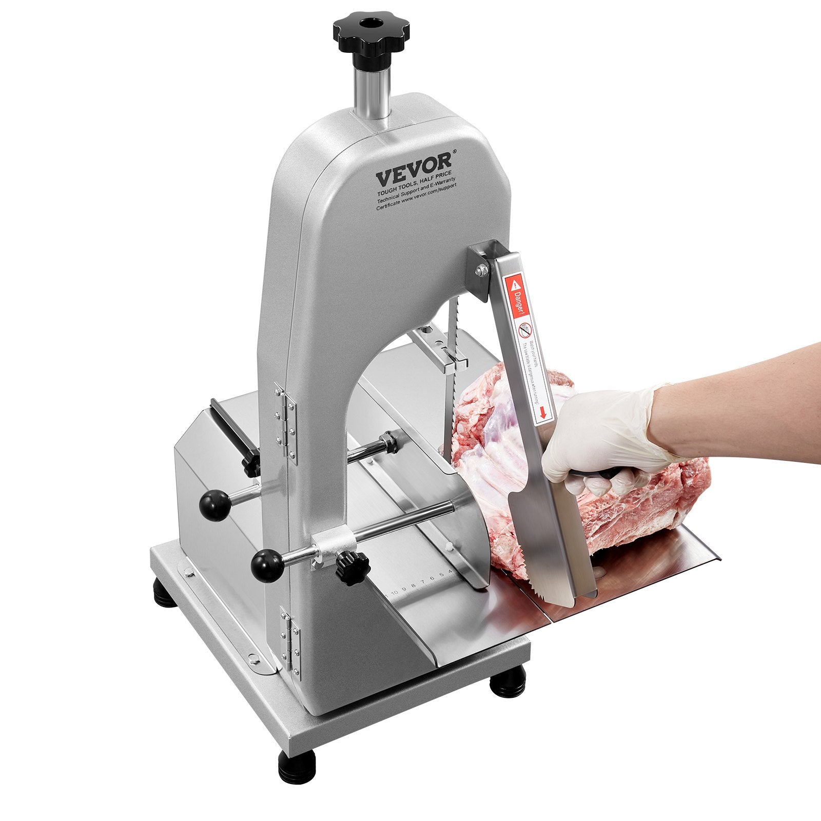 650W Commercial Electric Meat Bandsaw Stainless Steel Bone Sawing Machine