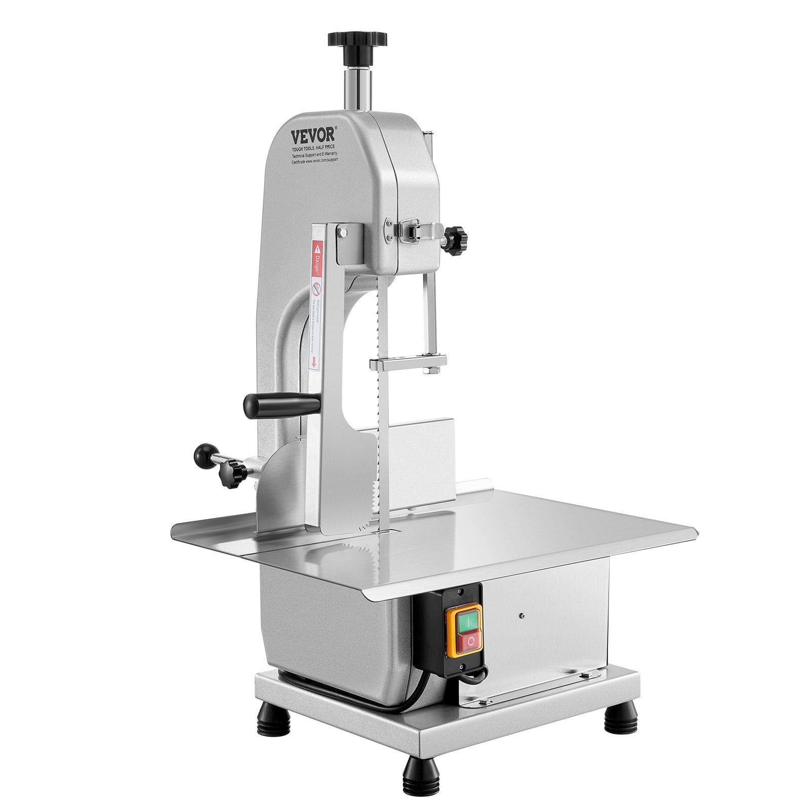 650W Commercial Electric Meat Bandsaw Stainless Steel Bone Sawing Machine