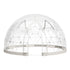 Garden Dome Tent, 3.6 x 2.2 m Outdoor Clear Bubble Tent for 4-7 Person, Weatherproof Geodesic Dome Greenhouse with Window, PVC Igloo Tents for Backyard Patios Camping Party Wedding