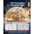 3.6m Outdoor Garden Dome Tent Clear Bubble Igloo 4-7 Person Weatherproof