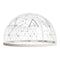 3.6m Outdoor Garden Dome Tent Clear Bubble Igloo 4-7 Person Weatherproof